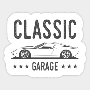 Retro supercar Sticker